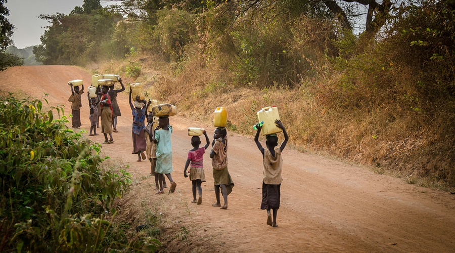 Water crisis in Africa. (Photo by Jeff Ackley on Unsplash)